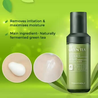 Tonymoly The Chok Chok Green Tea Watery Essence - Korean Skincare
