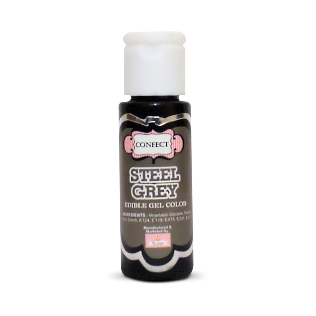 confect steel grey gel color br b 20 gms b