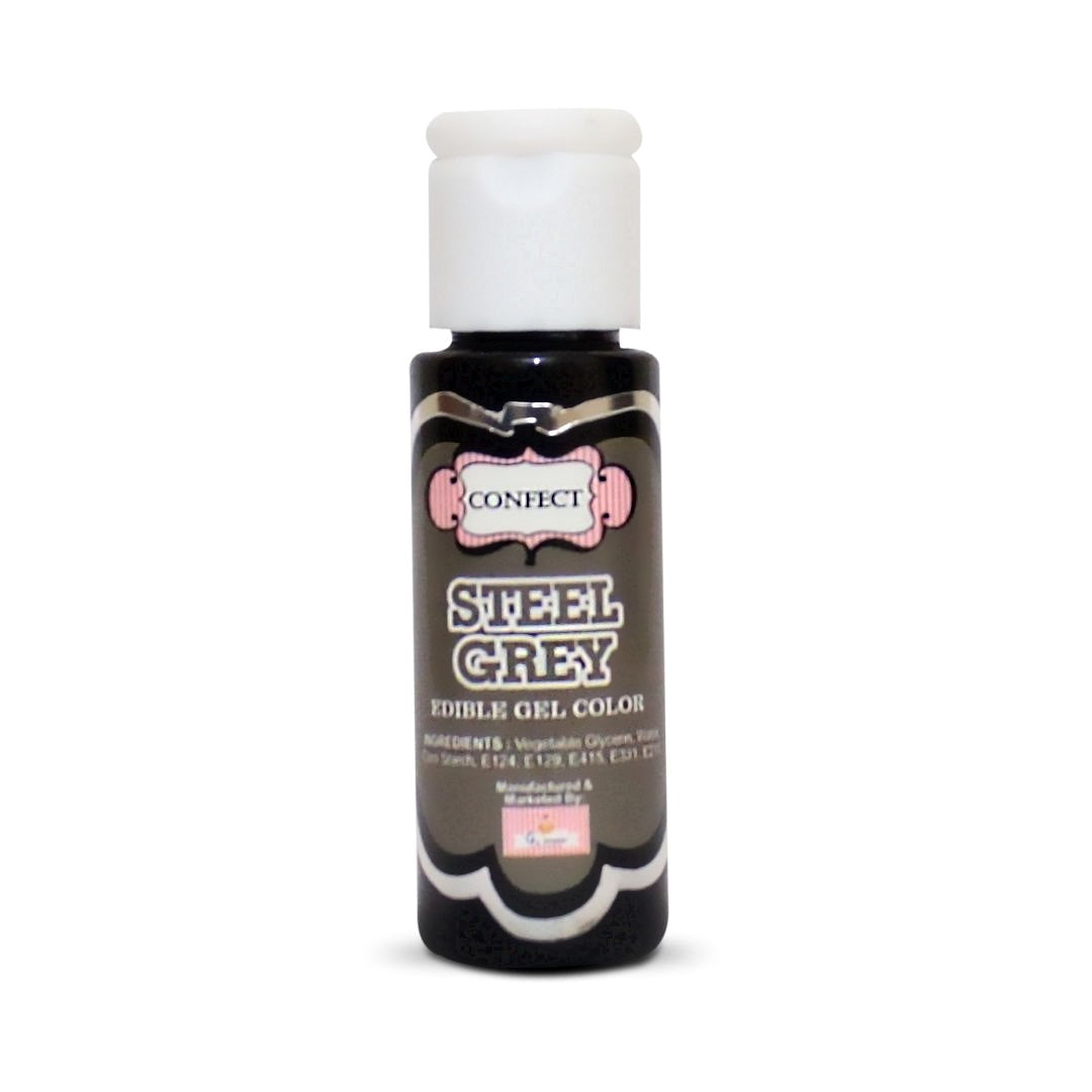 confect steel grey gel color br b 20 gms b