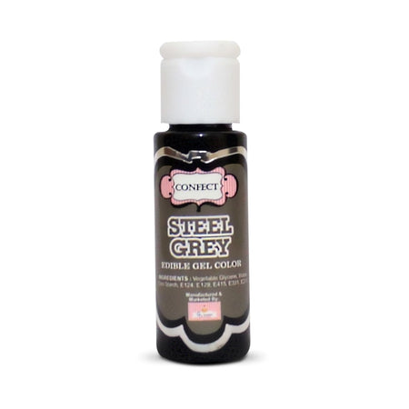 Confect Steel Grey | Edible Gel Color