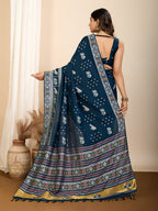 Vedant Vastram Maslin Dola Silk Kanjeevaram Silk Saree - Morpich