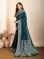 Vedant Vastram Maslin Dola Silk Kanjeevaram Silk Saree - Morpich