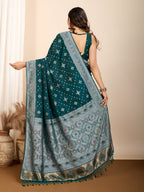 Vedant Vastram Maslin Dola Silk Kanjeevaram Silk Saree - Morpich