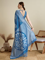 Vedant Vastram Art Silk Fancy Jacquard Saree - Rama - Distacart