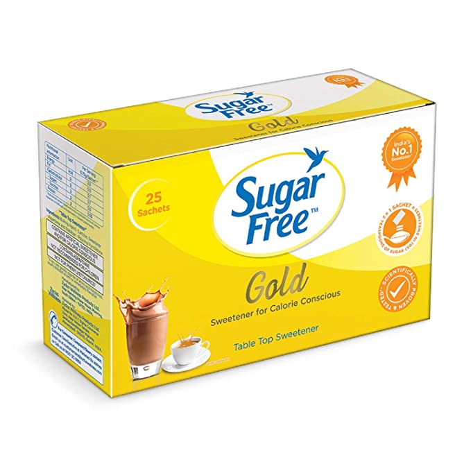 Sugar Free Gold Low Calorie Sweetner Sachets