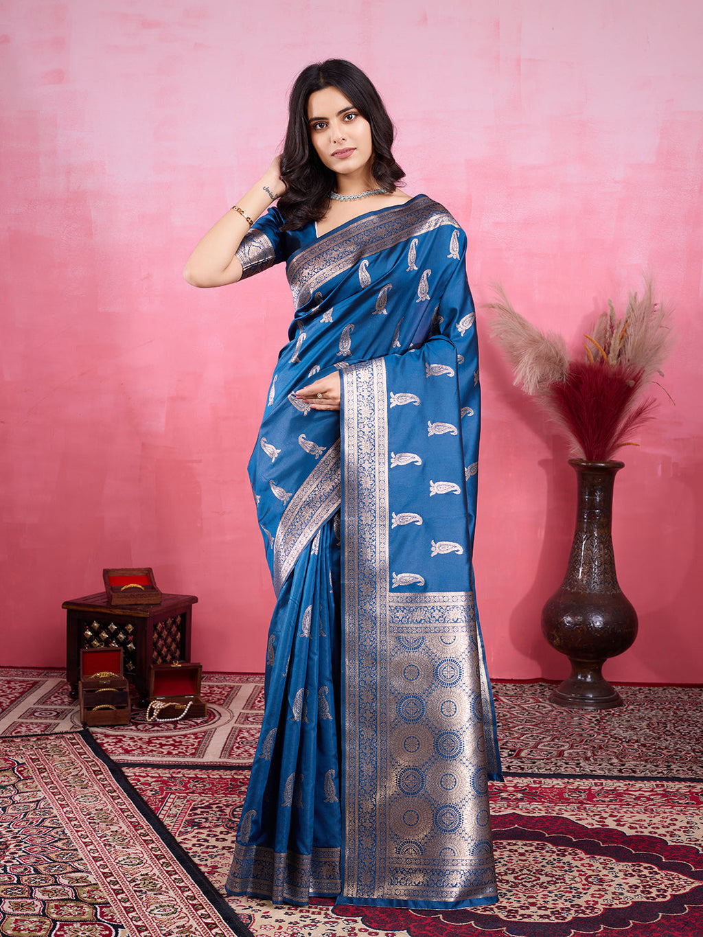 Vedant Vastram Banarasi Silk Fashion Saree - Morpinch