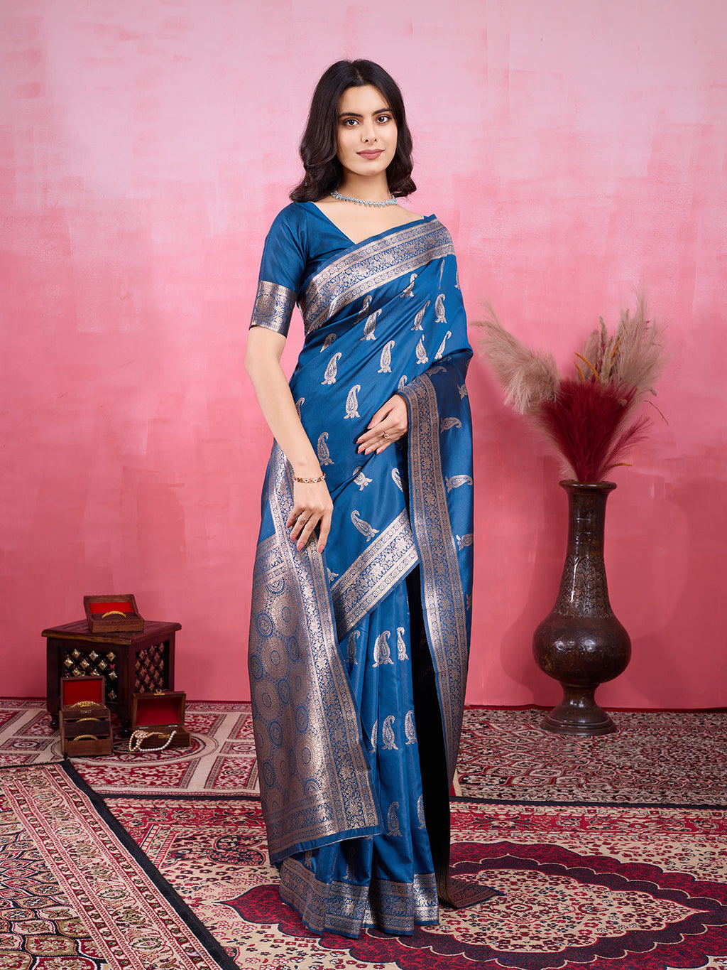 Vedant Vastram Banarasi Silk Fashion Saree - Morpinch