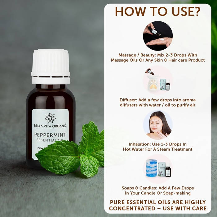 Bella Vita Organic Peppermint Essential Oil