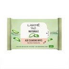 Lakme 9to5 Natural Aloe Cleansing Wipes - Distacart