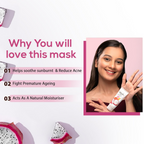 Skinella Dragon Fruit Instaglow Paste Face Mask