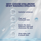 AHC Hyaluronic Dewy Radiance Emulsion Lightweight Moisturizer - Korean skincare