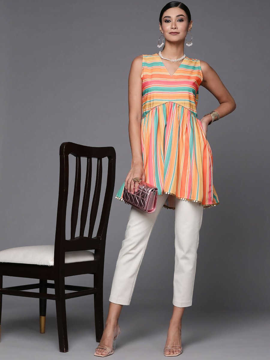 Ahalyaa Women's Traditional wear Tunic - Multicolor