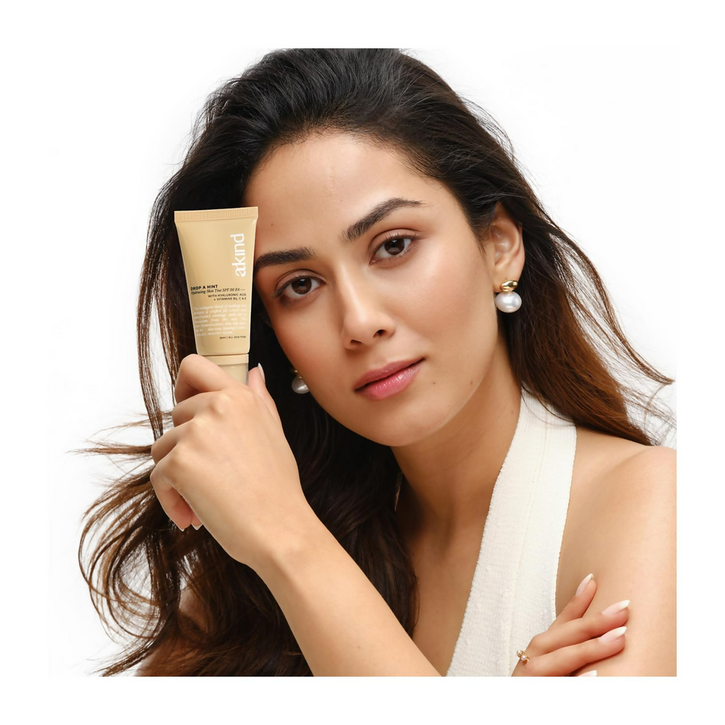 Akind Drop A Hint Hydrating Skin Tint Spf 30 Pa+++ 130 Sand