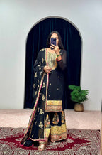 Lehenga Mart Designer Embroidered and Mirror Work Suit - Distacart