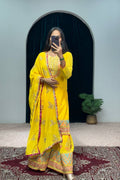 Lehenga Mart Designer Embroideried and Mirror Work Suit - Distacart