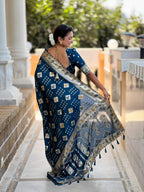 Vedant Vastram Soft Dola Silk Fancy Jacquard Bollywood Saree - Morpich
