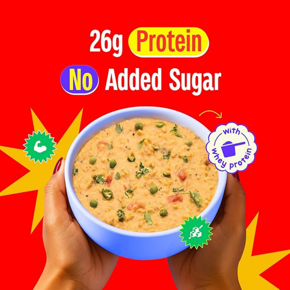 Yoga Bar High Protein Oats - Combo Flavors: Korean Fire, Mum's Masala, Dark Chocolate, Fruit Nuts Seeds, Kesar Pista Kulfi, Banana Creme, Filter Kappi - Distacart