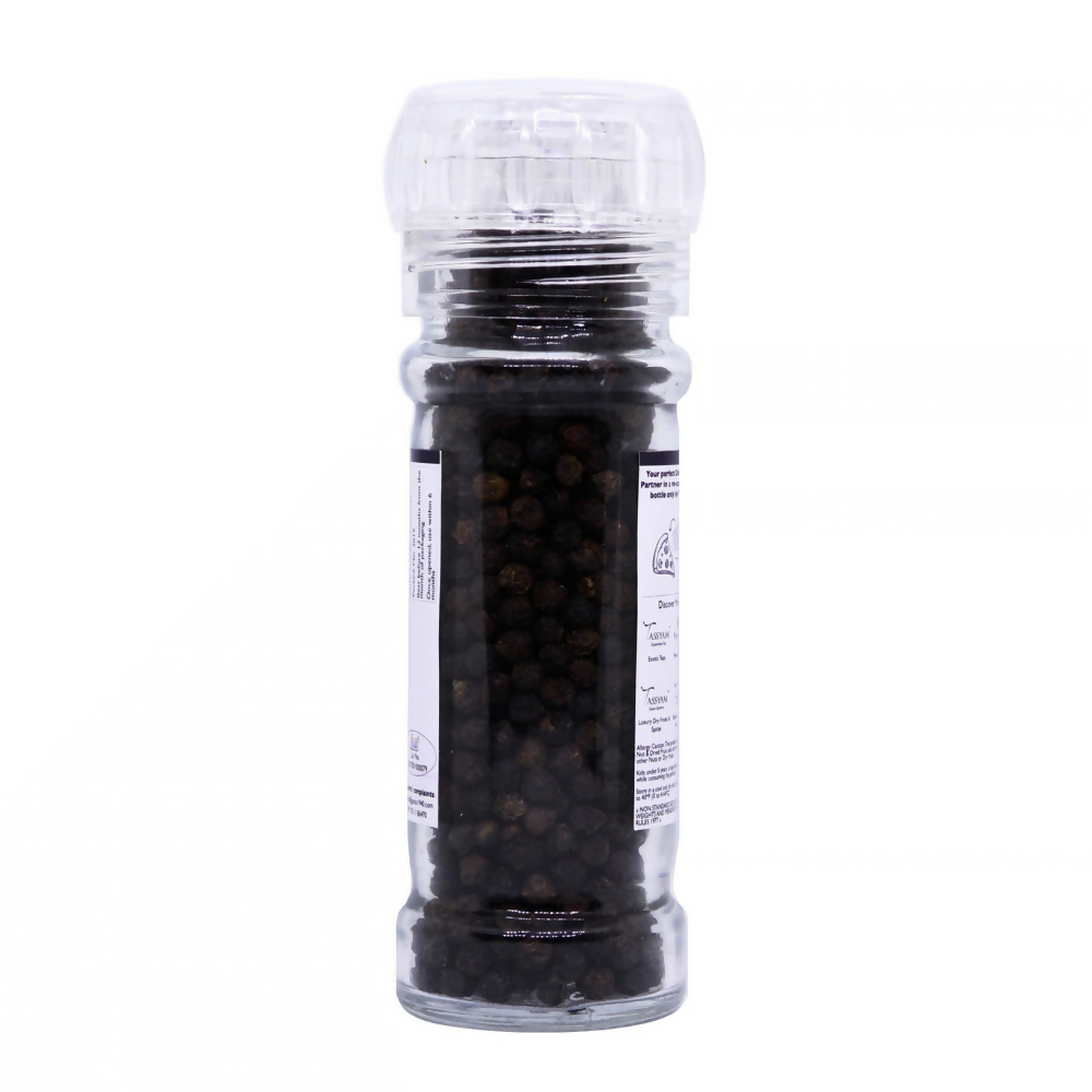 Tassyam Organics Black Pepper Grinder Bottle - Distacart