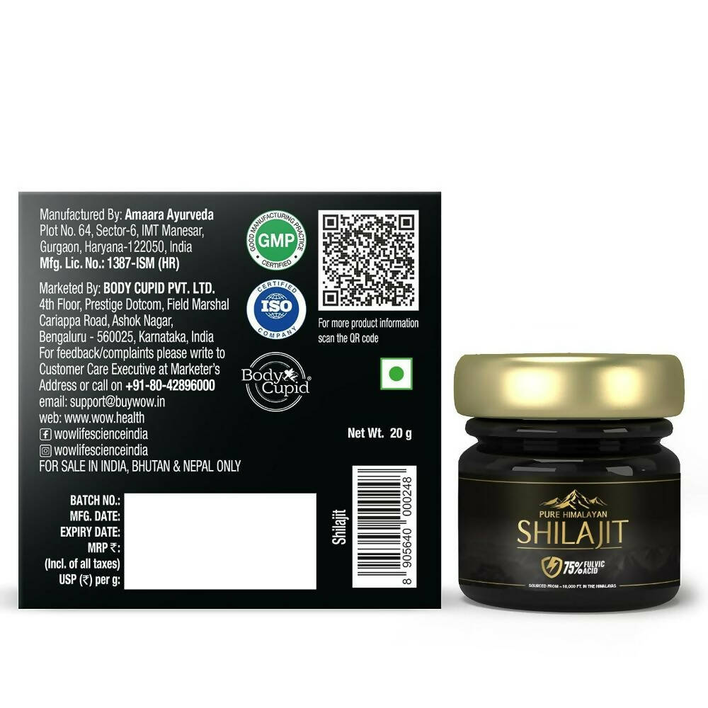 Wow Life Science Pure Himalayan Sj / Sj Resin - Distacart