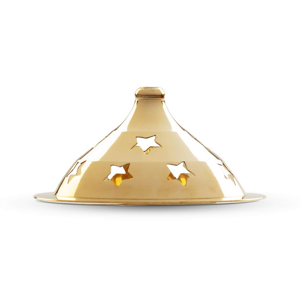 Borosil Akhand Diya (Large, Brass) - Distacart