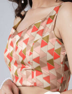 Vastranavya Chiku Freehand Floral Print Ready to Wear Saree