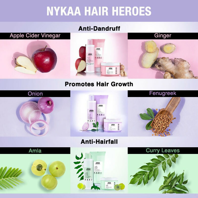 Nykaa Naturals Anti-Hair Fall -Free Conditioner With Onion & Fenugreek - Limited Time Offer