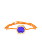 Designer kundan Rakhi - Ruby Raang - Distacart