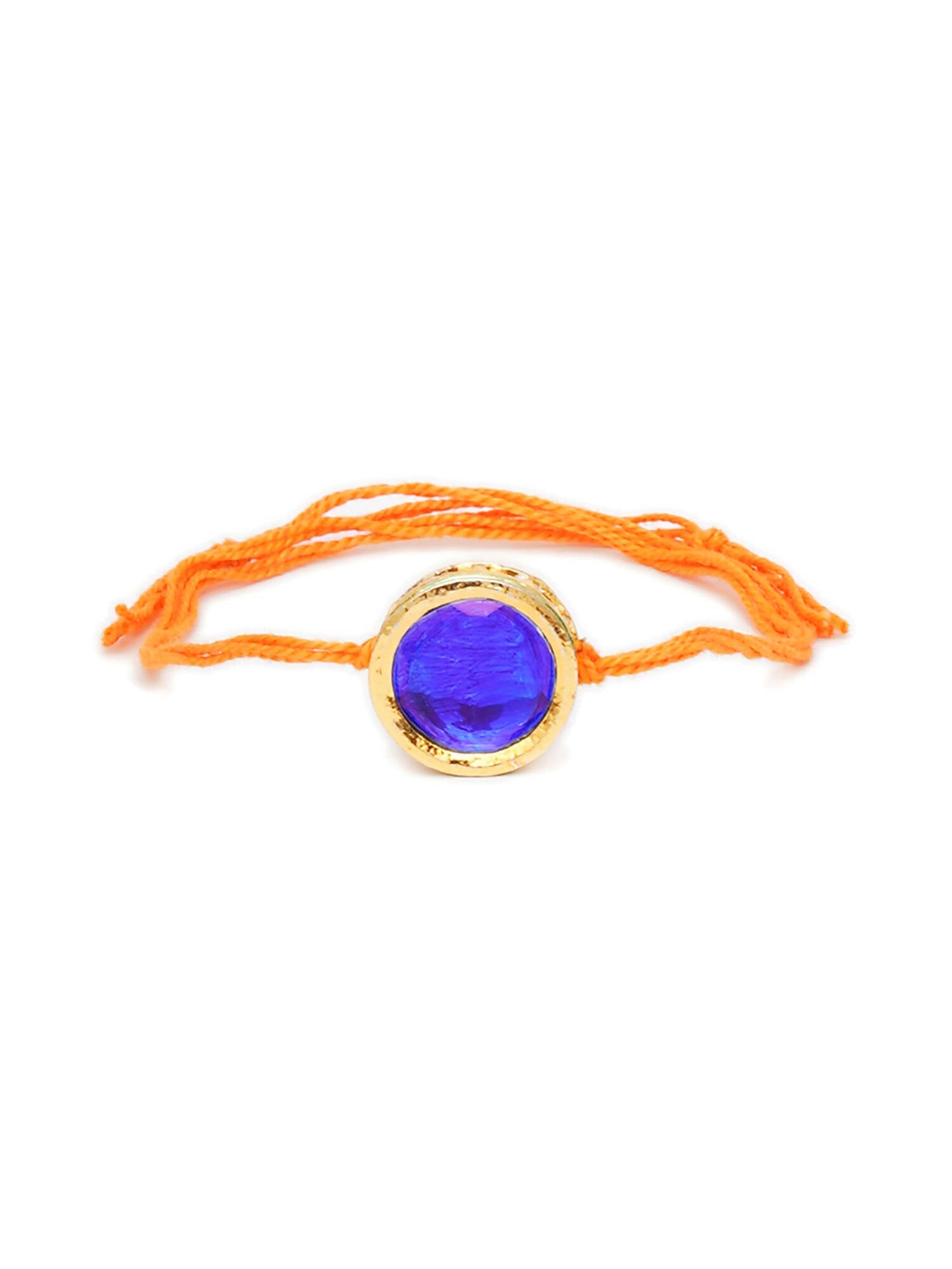 Designer kundan Rakhi - Ruby Raang - Distacart
