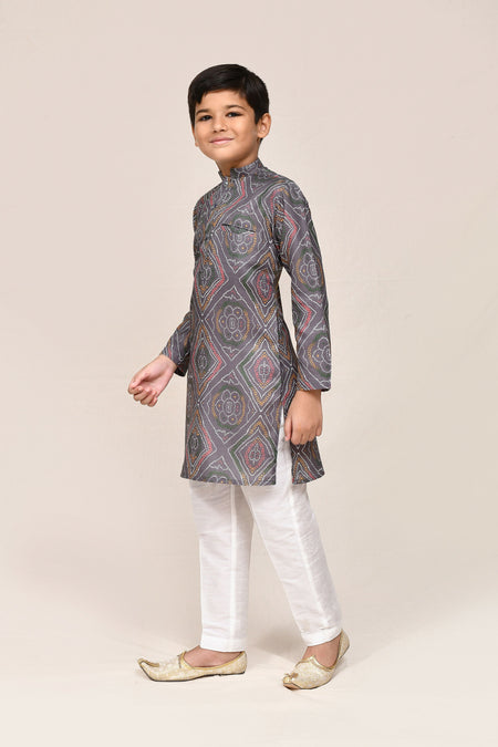 Joban Fashion Linen Cotton red Kurta With Straight Fit Pant