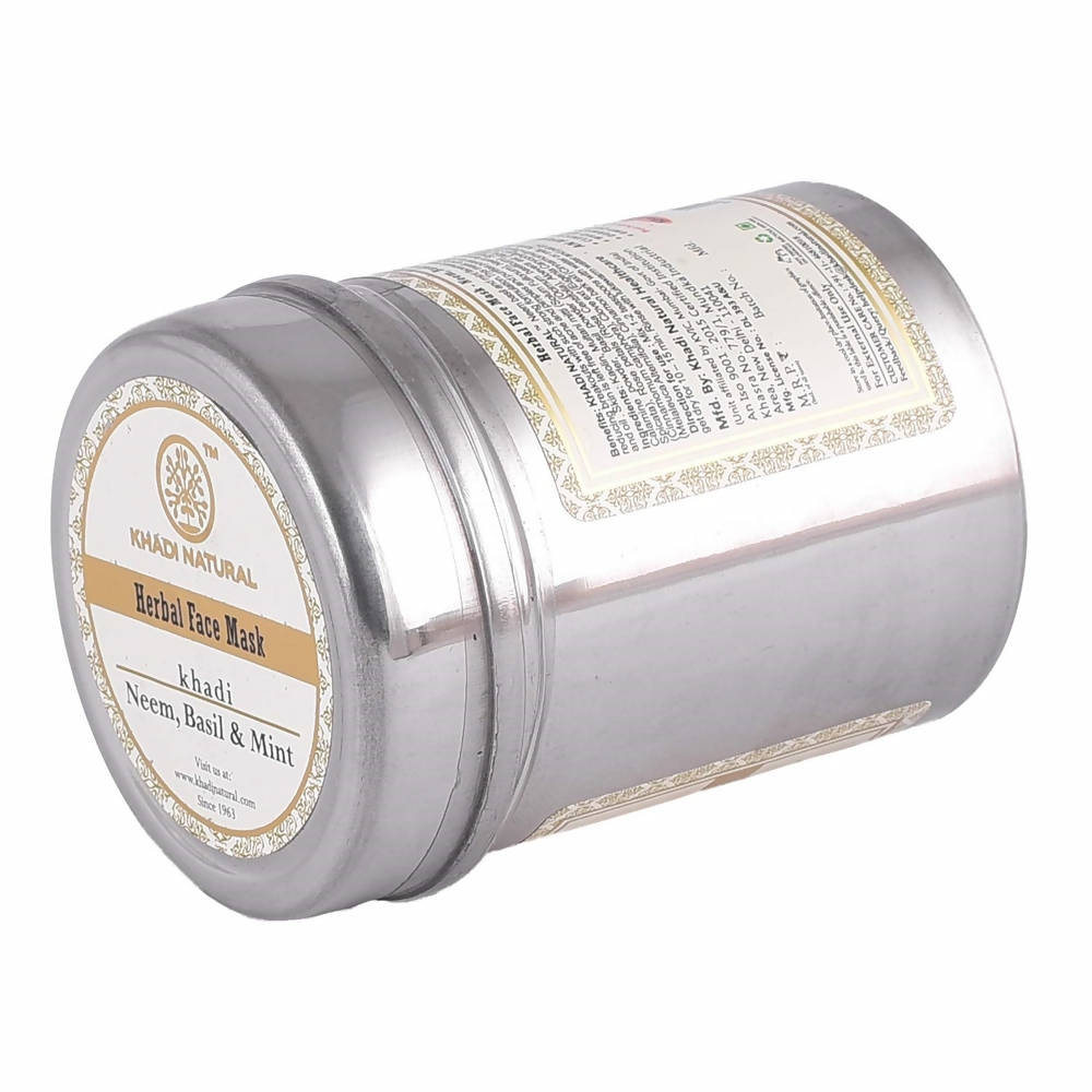 Khadi Natural Neem Basil & Mint Herbal Face Mask - Distacart