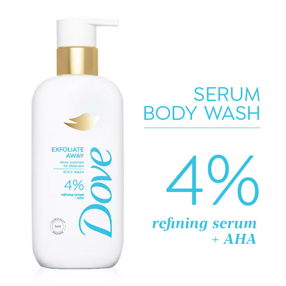 Dove Acne Clear + Exfoliate Away Serum Body Wash Combo