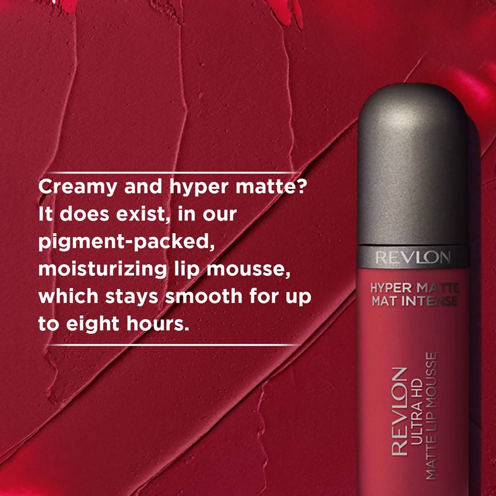 Revlon Hyper Matte Mat Intense Ultra Hd Matte Lip Mousse - Death valley