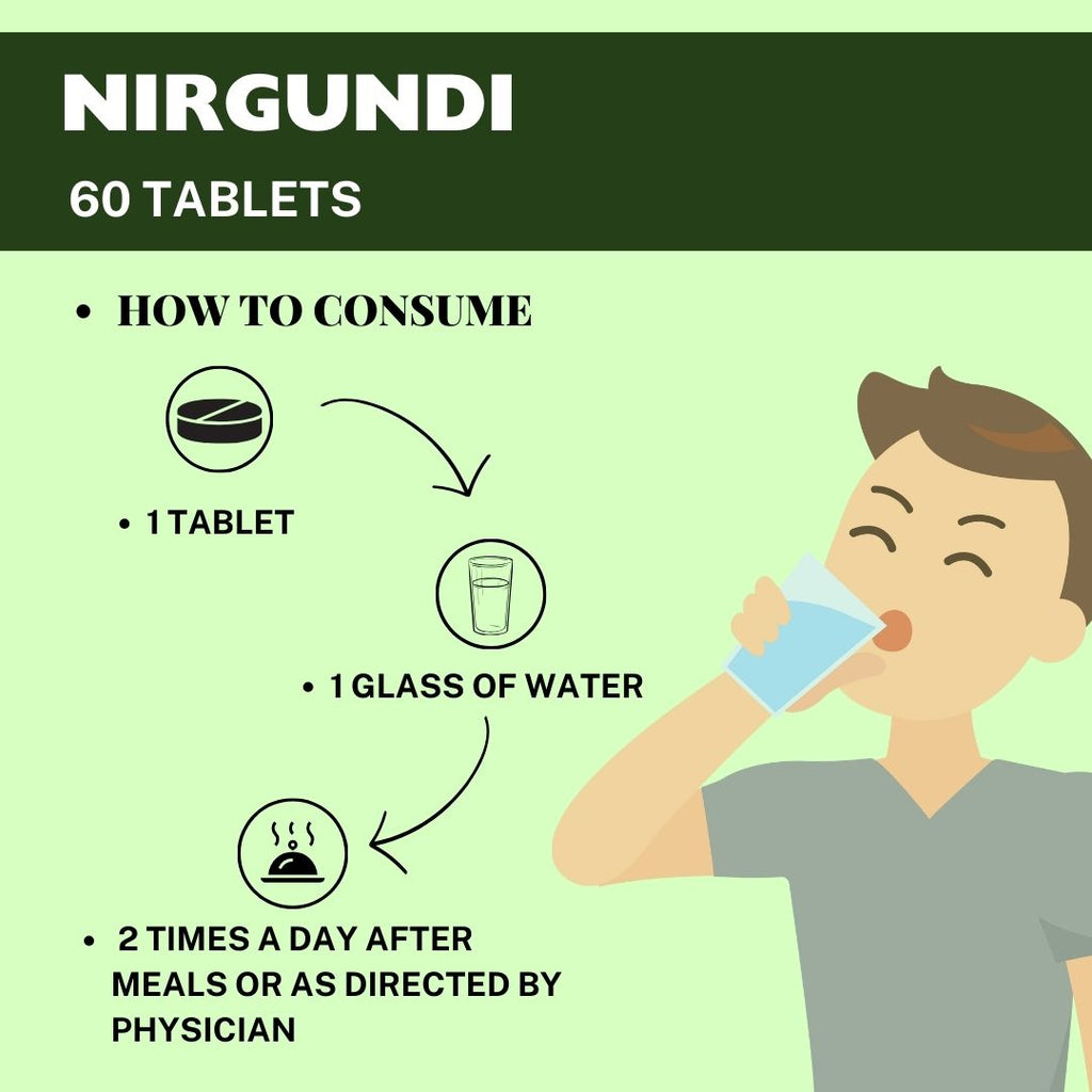 Herbal Hills Nirgundi Joint Care Tablets - 60 Tablets - Distacart