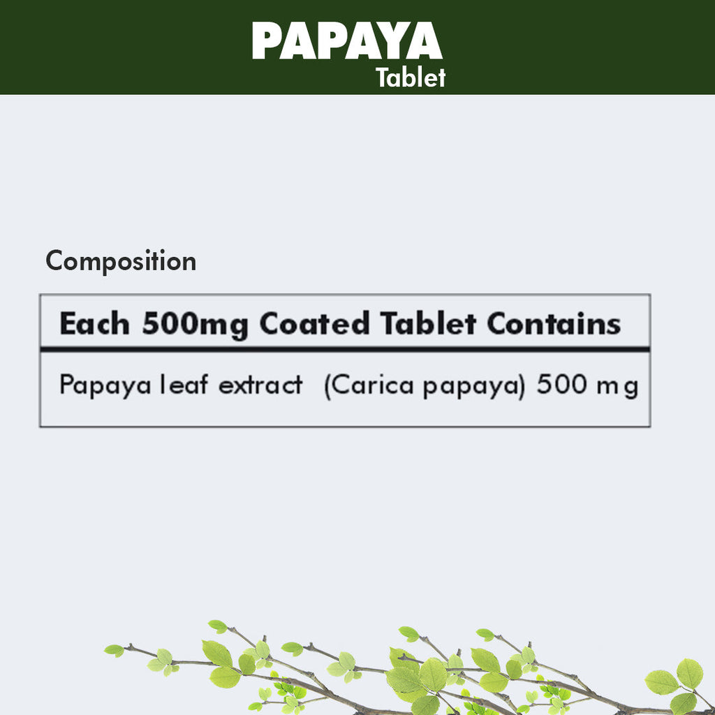 Herbal Hills Papaya Immunity Support Tablets - Distacart