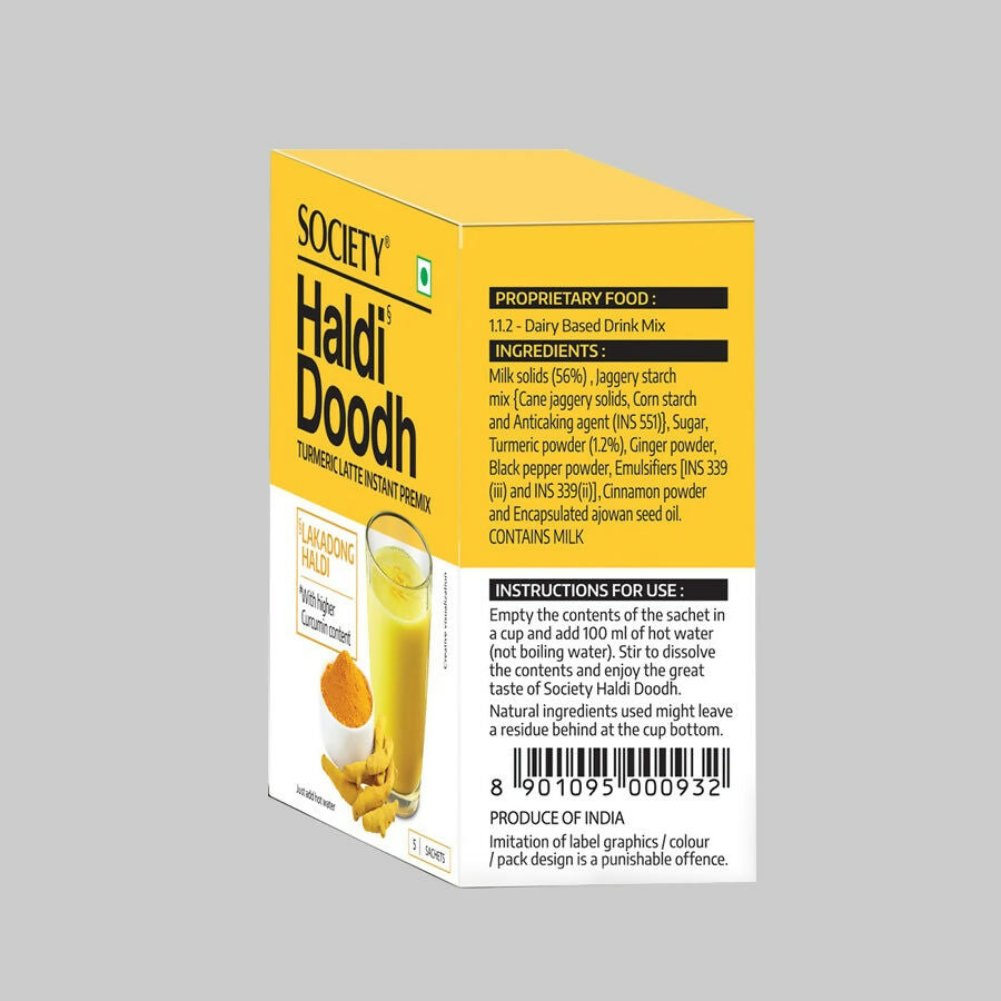 Society Tea Haldi Doodh Made with Lakadong Turmeric - Distacart