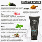 Globus Naturals Anti Pollution & Anti Acne Charcoal Face Wash For Men