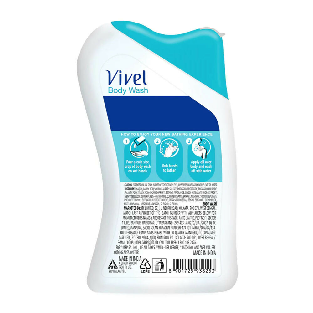 Vivel Mint & Cucumber Cooling Body Wash - Distacart