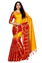 Mimosa Women's Multi Color Art Silk Kanjivaram Saree - Distacart