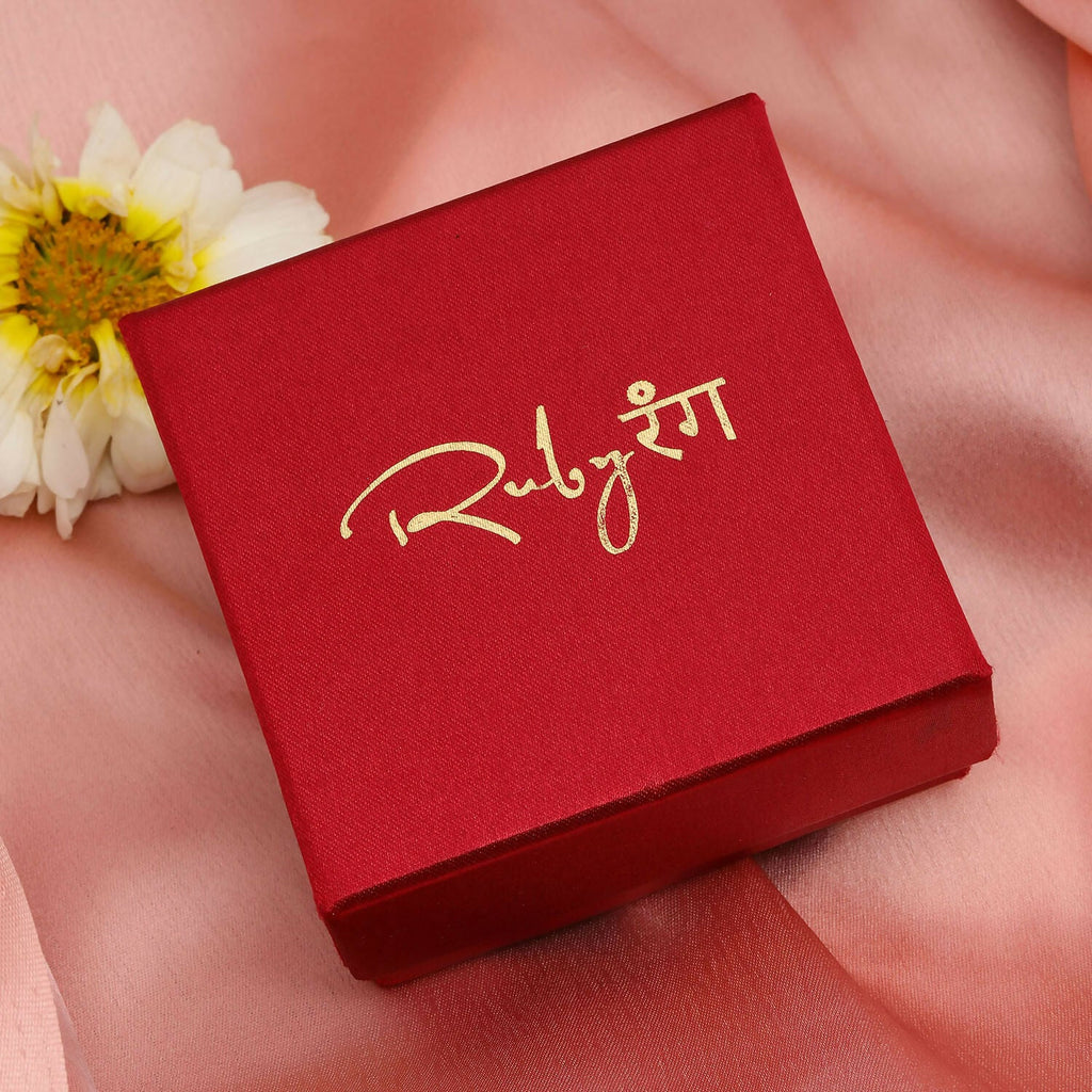 Round Kundan Studs (Gold) - Ruby Raang - Distacart