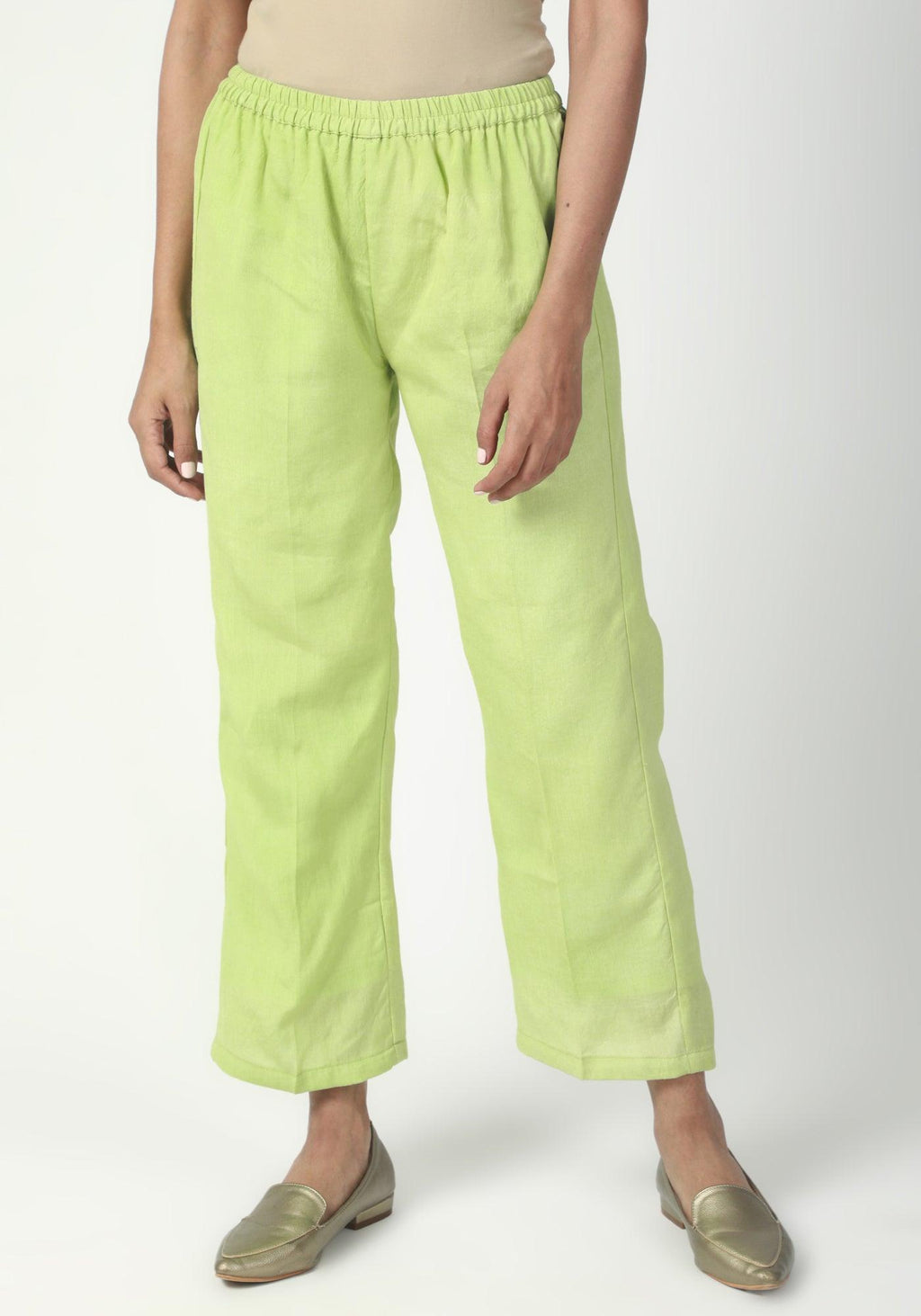 trueBrowns Green Silver Laced Kurta-Pant - Distacart
