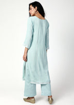 trueBrowns Gota Slit Kurta-Pant-Dupatta - Distacart