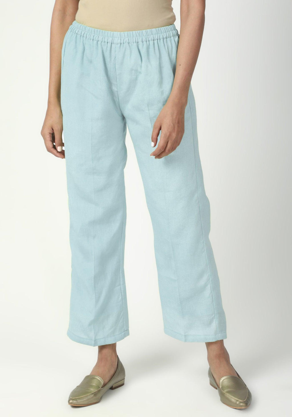 trueBrowns Blue Gota Kurta-Pant-Dupatta - Distacart