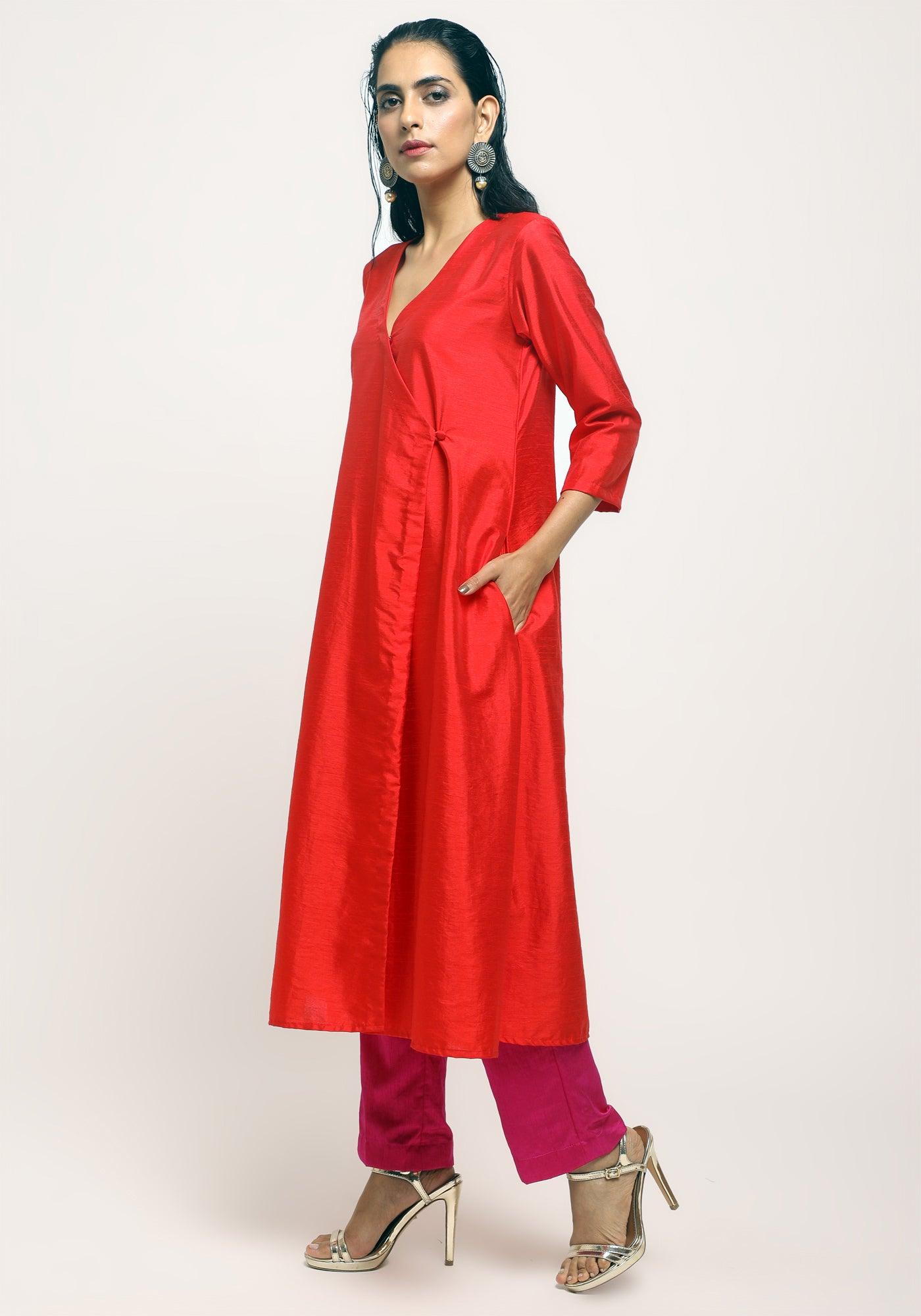 trueBrowns Pink Angrakha Set | Relove - Distacart
