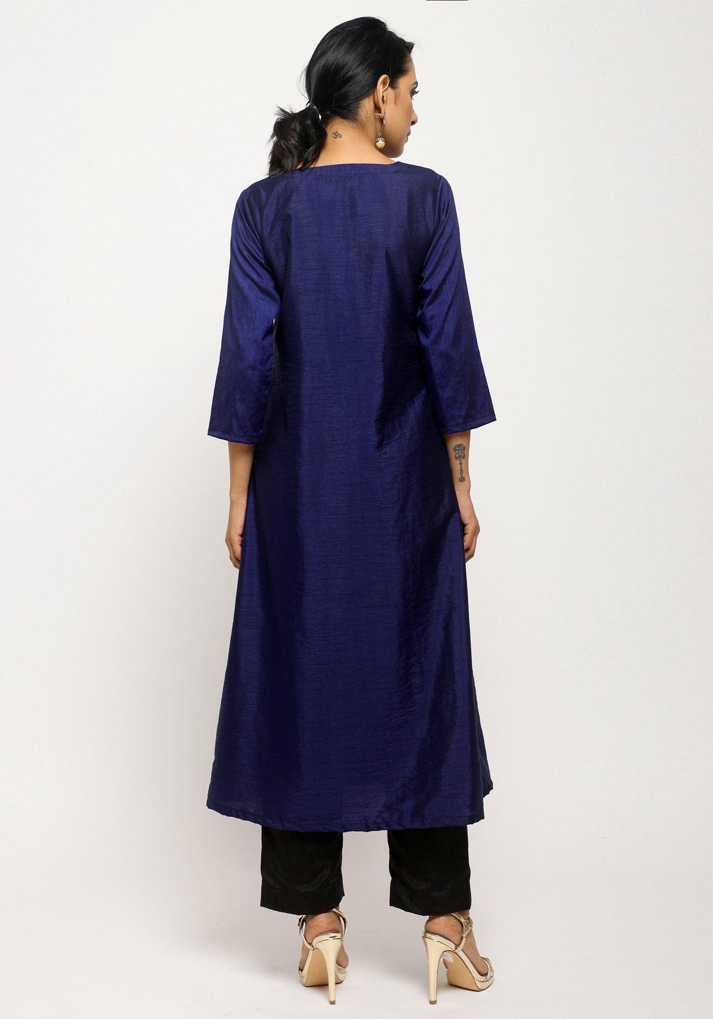 trueBrowns Blue Angrakha Set - Distacart