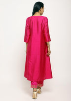 trueBrowns Pink Angrakha Foil Pant - Distacart