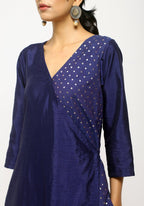 trueBrowns Blue Foil Angrakha Set - Distacart