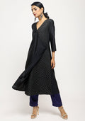 trueBrowns Black Foil Angrakha Set - Distacart