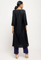 trueBrowns Black Foil Angrakha Set - Distacart