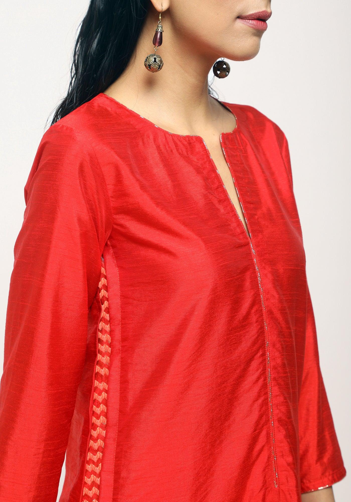 trueBrowns Orange Foil High Slit Set - Distacart