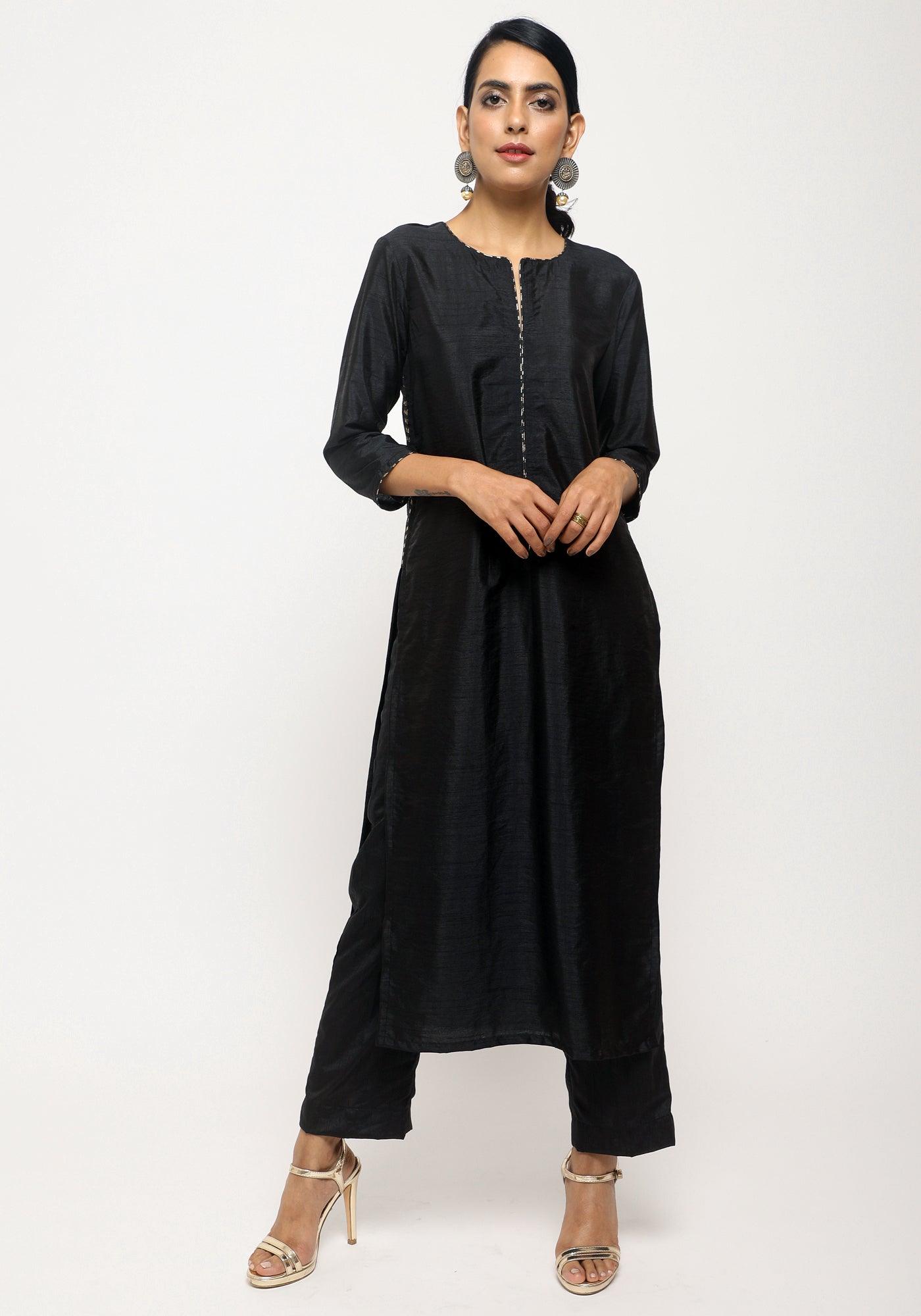 trueBrowns Black Foil High Slit Set - Distacart